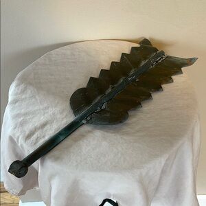 Antique Solid Copper Weathervane Arrow Old Handmade Welded Rare Vintage VTG